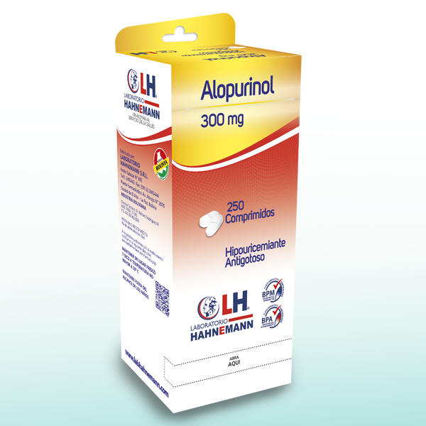 Alopurinol 300 mg - Comprimido