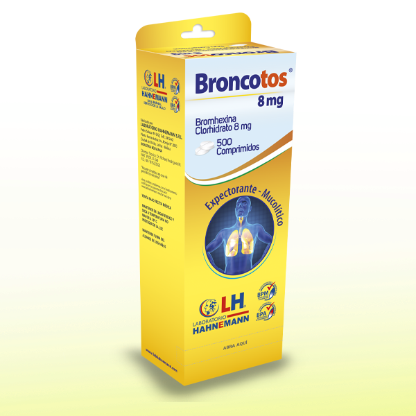 Broncotos 8 mg - Comprimido