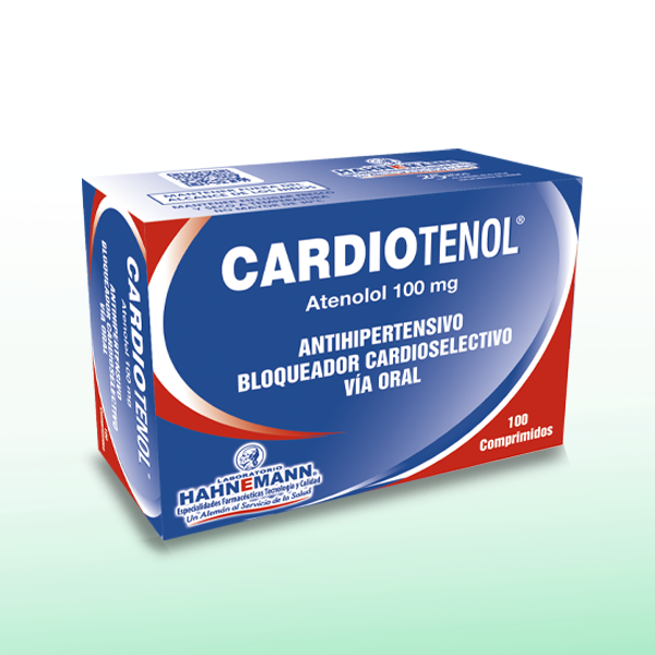 Cardiotenol 100 mg - Comprimido