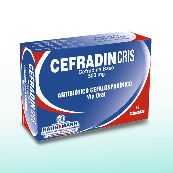 Cefradincris 500 mg - Cápsulas
