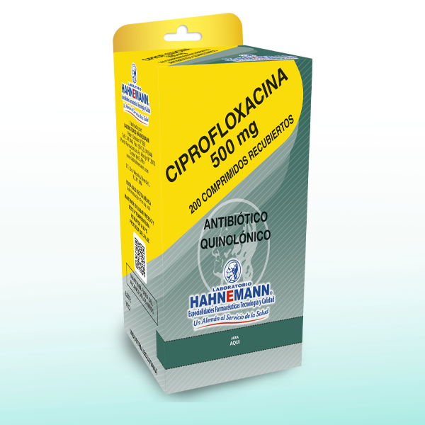 Ciprofloxacina 500 mg - Comprimido