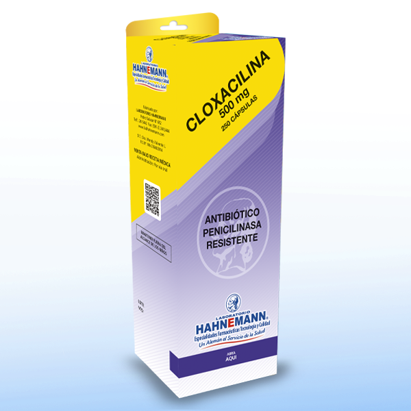 Cloxacilina 500 mg - Cápsula