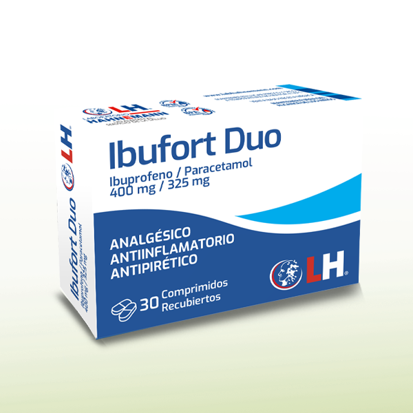 Ibufort Duo 400 mg - Comprimido